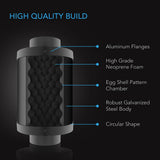 AC Infinity Inline Duct Silencer - 100MM (4" inch)