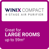 Winix Compact 4 Stage Air Purifier | 3 Fan Speeds | HEPA Filtration