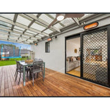 Ventair Sunburst Mini Tungsten Infrared Radiant Heater - 1000W | Ceiling/Wall Mount