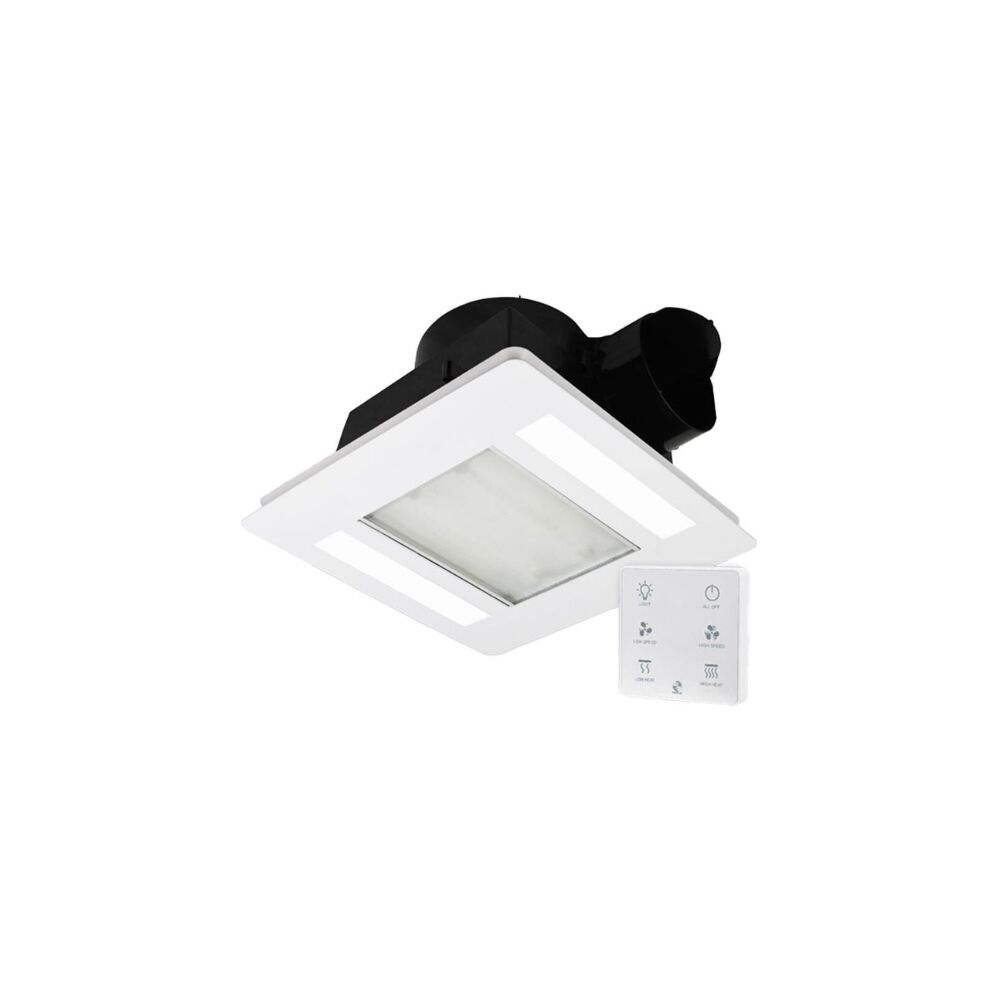 Fantech Response Radiance 3-in-1 w/ Wireless Remote - Bathroom Heater | Exhaust Fan | LED Light