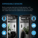 AC Infinity Environmental Controller - Controller AI+ | AI Powered | Dual Zone | WiFi App Control