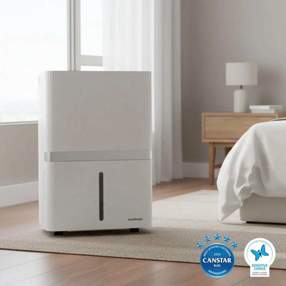 Ausclimate Large 35L Dehumidifier - Standard | White | For Areas up to 50m2
