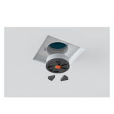 Ergovent Kvadro 100 - 100MM (4" Inch) | White Square Frameless Diffuser