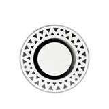 Round Ceiling Frameless White Air Diffuser - 150MM (6 Inch) | Paintable Air Vent