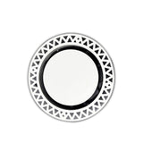 Round Ceiling Frameless White Air Diffuser - 200MM (8 Inch) | Paintable Air Vent