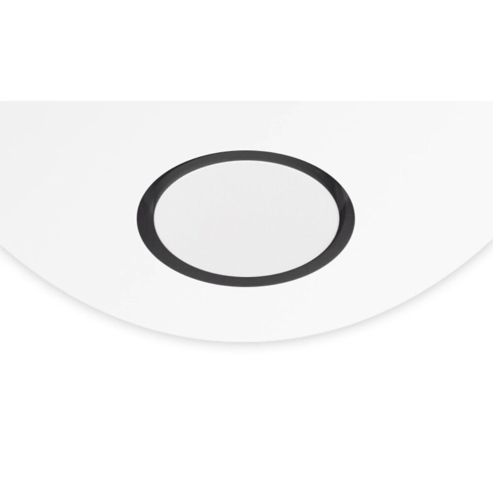 Round Ceiling Frameless White Air Diffuser - 200MM (8 Inch) | Paintable Air Vent
