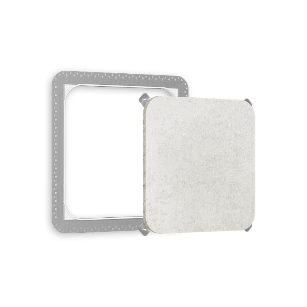 Gpyrock Frameless Access Rounded Corner Panel Board - 500 x 500MM | Upward Lifting