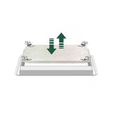 Gpyrock Frameless Access Rounded Corner Panel Board - 500 x 500MM | Upward Lifting