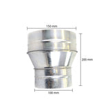 Galvanized Steel Duct Reducer / Increaser
