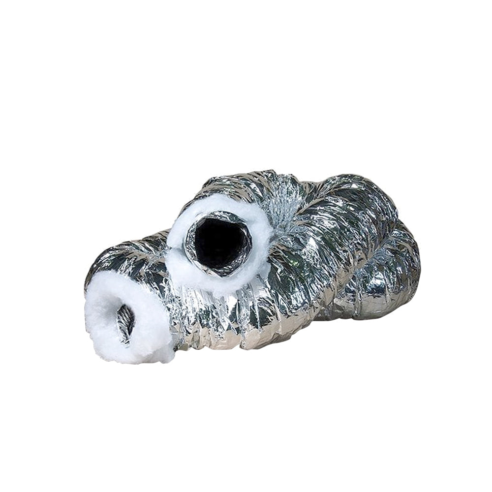 Polyester Insulated Flexible Acoustic Duct - 6M | R0.6 | 25MM Insulation