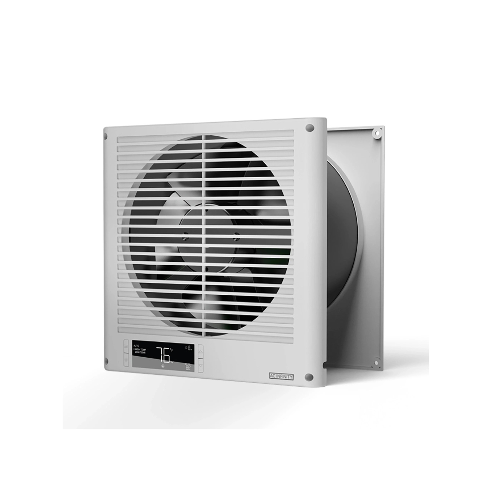 Room to Room Fan, Two-Way Airflow, Temperature Controller, 8 Inch / 200 mm