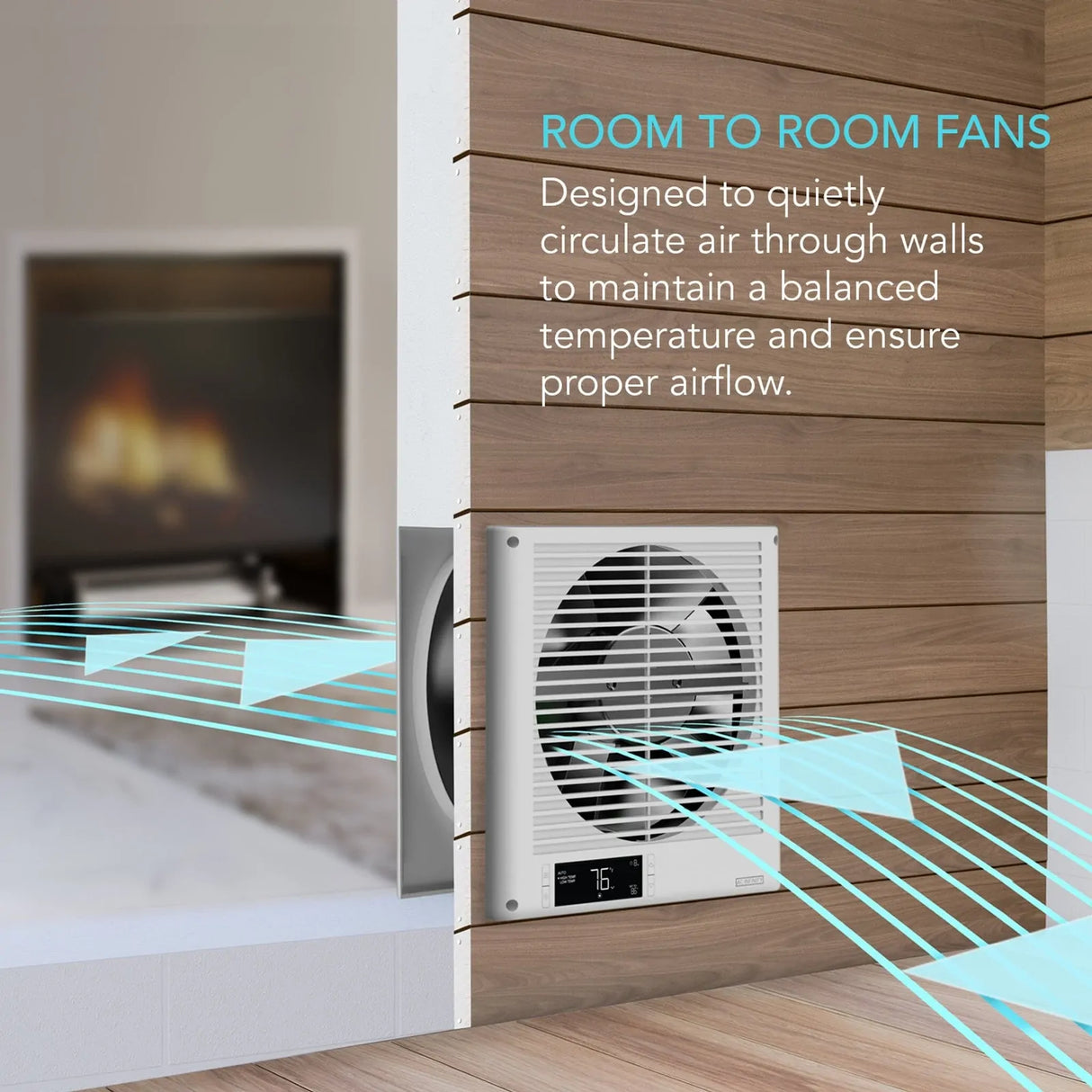 AC Infinity Room To Room EC Fan - 200MM (8" Inch) | w/ Thermostat & Timer
