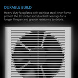 AC Infinity Room To Room EC Fan - 200MM (8" Inch) | w/ Thermostat & Timer