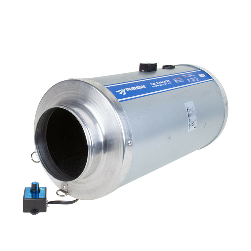 Phresh Silenced EC Hyperfan v2 w/ Speed Controller - 300MM (12" Inch) | 3100 M3/H | IPX2