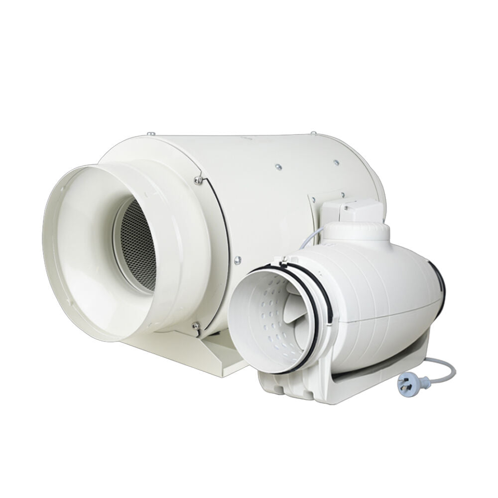 Fantech TD Silent In-Line Duct Mounted AC Exhaust Fan - 150MM (6" Inch)