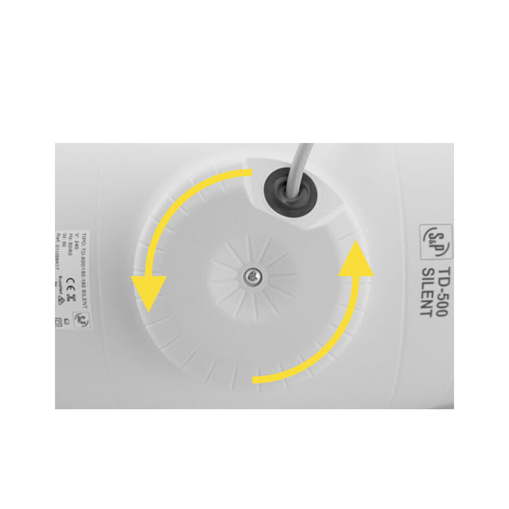 Fantech TD Silent In-Line Duct Mounted AC Exhaust Fan - 150MM (6" Inch)