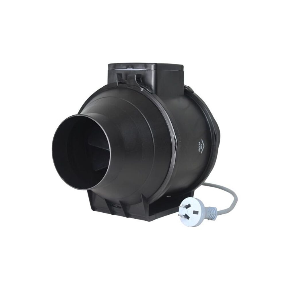 Fantech Provent In-line Duct Mounted AC Exhaust Fan - 100MM (4" Inch)