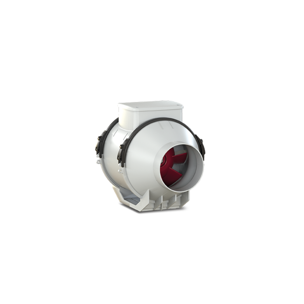 Vortice Lineo Inline Mixed Flow AC Fan - Lineo 100 | 100MM (4" Inch)