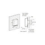 Fantech Ezifit Thru Wall External Wall Mounted Fan - EWE152 / EWE154