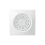 Fantech Silent Wall/Ceiling Mounted Fan w/ Backdraft Damper & Run-On Timer - 100MM / 125MM / 150MM