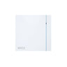 Fantech Silent 200 Design Wall/Ceiling Mounted Fan - White / Silver | Flange 125MM