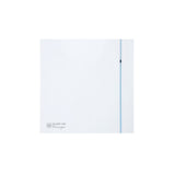 Fantech Silent 200 Design Wall/Ceiling Mounted Fan - White / Silver