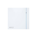 Fantech Silent 300 Design Wall/Ceiling Mounted Fan - White / Silver | Flange 150MM