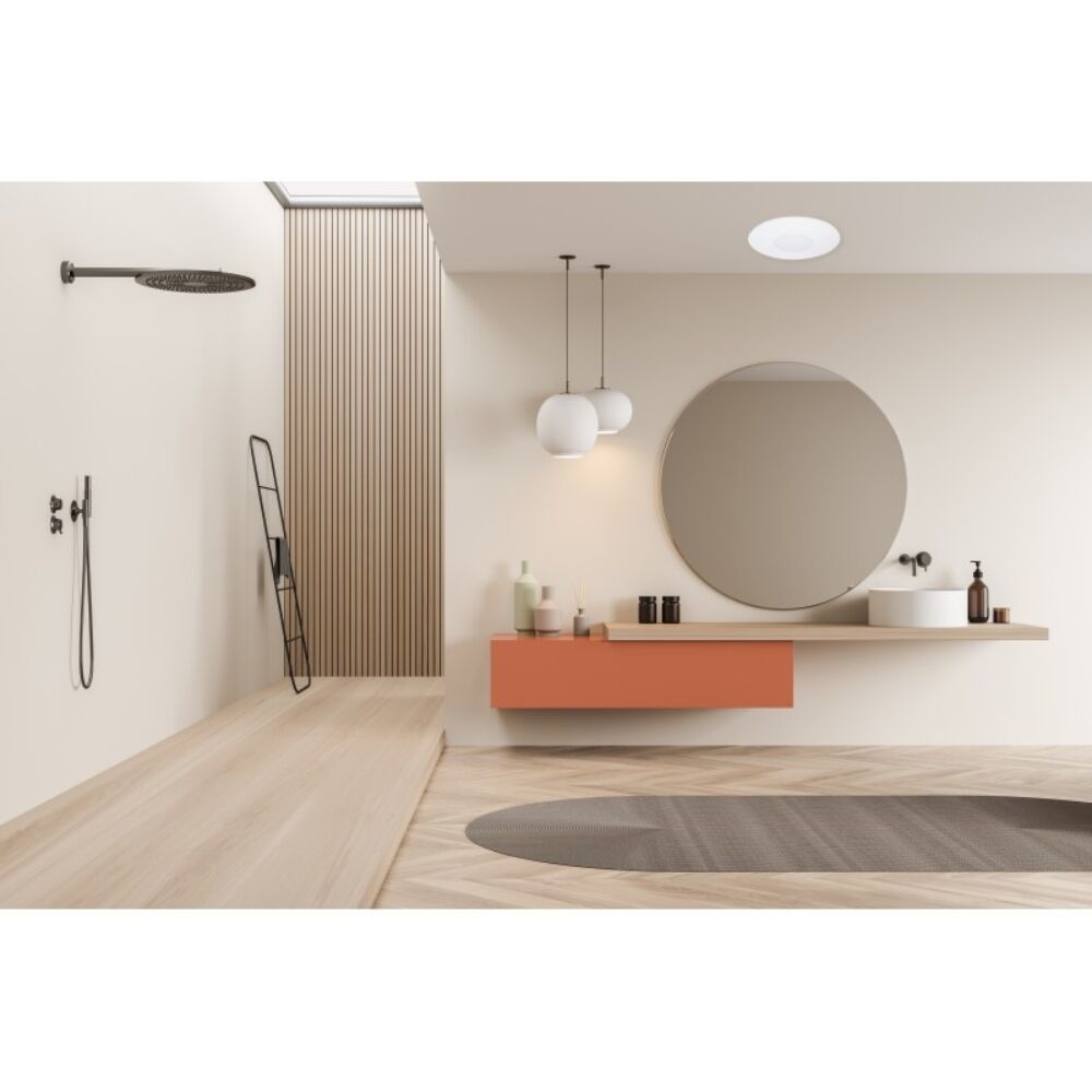 Ventair Airbus DC 200 Exhaust Fan with Round Grille - With LED & Without LED