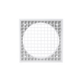 Fantech ECG Ceiling Mounted Inlet Grille - 100MM / 125MM / 150MM