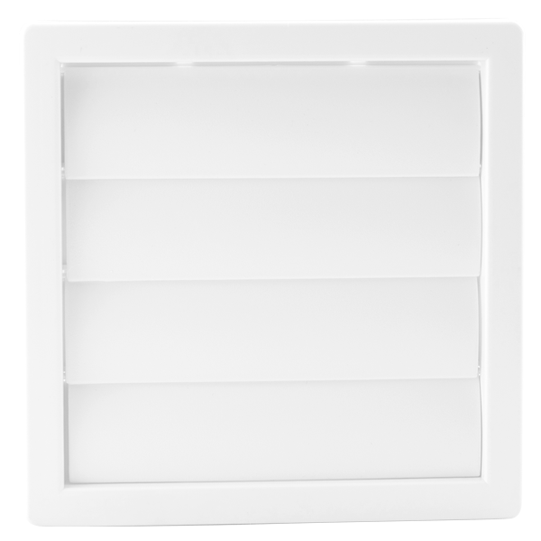 Fantech PGL Single Unit External Fixed Louvre Grille - 100MM / 125MM / 150MM