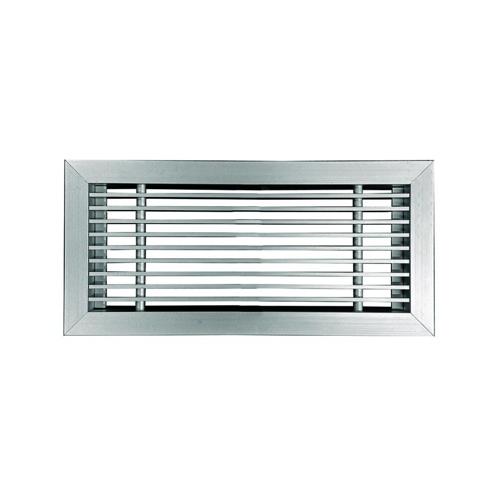 Floor Mounted Anodised Metal Grille / Vent -  295MM x 95MM / 345MM  x 145MM / 390MM  x 95MM